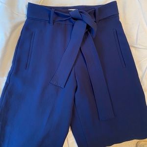 Aritzia Wilfred Front-Tie Pant Navy